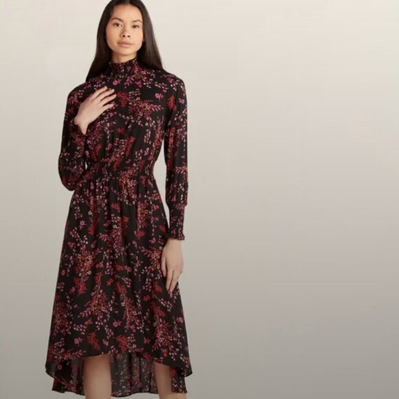 Nanette Lepore size 8 dragonfruit floral dress - Picture 1 of 9